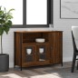 vidaXL Sideboard Braun Eichen-Optik 100x35x75 cm Holzwerkstoff vidaXL Sideboard Braun Eichen-Optik 100x35x75 cm Holzwerkstoff