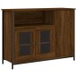 vidaXL Sideboard Braun Eichen-Optik 100x35x75 cm Holzwerkstoff vidaXL Sideboard Braun Eichen-Optik 100x35x75 cm Holzwerkstoff
