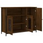vidaXL Sideboard Braun Eichen-Optik 100x35x75 cm Holzwerkstoff vidaXL Sideboard Braun Eichen-Optik 100x35x75 cm Holzwerkstoff