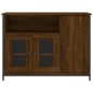 vidaXL Sideboard Braun Eichen-Optik 100x35x75 cm Holzwerkstoff vidaXL Sideboard Braun Eichen-Optik 100x35x75 cm Holzwerkstoff