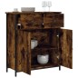 vidaXL Sideboard Räuchereiche 70x30x80 cm Holzwerkstoff vidaXL Sideboard Räuchereiche 70x30x80 cm Holzwerkstoff