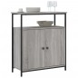vidaXL Sideboard Grau Sonoma 70x30x80 cm Holzwerkstoff vidaXL Sideboard Grau Sonoma 70x30x80 cm Holzwerkstoff