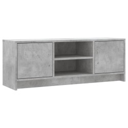 vidaXL TV-Schrank Betongrau 102x30x37,5 cm Holzwerkstoff