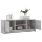 vidaXL TV-Schrank Betongrau 102x30x37,5 cm Holzwerkstoff vidaXL TV-Schrank Betongrau 102x30x37,5 cm Holzwerkstoff