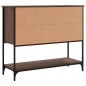 vidaXL Sideboard Braun Eichen-Optik 100x36x85 cm Holzwerkstoff vidaXL Sideboard Braun Eichen-Optik 100x36x85 cm Holzwerkstoff