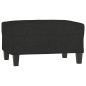 vidaXL 4-tlg. Sofagarnitur mit Kissen Schwarz Stoff vidaXL 4-tlg. Sofagarnitur mit Kissen Schwarz Stoff