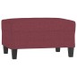 vidaXL 4-tlg. Sofagarnitur mit Kissen Weinrot Stoff vidaXL 4-tlg. Sofagarnitur mit Kissen Weinrot Stoff