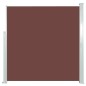 vidaXL Ausziehbare Seitenmarkise 140x300 cm Braun vidaXL Ausziehbare Seitenmarkise 140x300 cm Braun