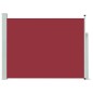 vidaXL Ausziehbare Seitenmarkise 140×500 cm Rot vidaXL Ausziehbare Seitenmarkise 140×500 cm Rot