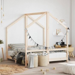 vidaXL Kinderbett 2x(70x140) cm Massivholz Kiefer