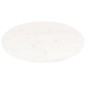 vidaXL Tischplatte Weiß 80x40x2,5 cm Massivholz Kiefer Oval vidaXL Tischplatte Weiß 80x40x2,5 cm Massivholz Kiefer Oval