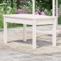 vidaXL Gartenbank Weiß 80x44x45 cm Massivholz Kiefer vidaXL Gartenbank Weiß 80x44x45 cm Massivholz Kiefer