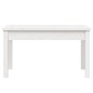 vidaXL Gartenbank Weiß 80x44x45 cm Massivholz Kiefer vidaXL Gartenbank Weiß 80x44x45 cm Massivholz Kiefer
