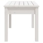 vidaXL Gartenbank Weiß 80x44x45 cm Massivholz Kiefer vidaXL Gartenbank Weiß 80x44x45 cm Massivholz Kiefer