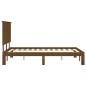 vidaXL Massivholzbett mit Kopfteil Honigbraun 120x200 cm vidaXL Massivholzbett mit Kopfteil Honigbraun 120x200 cm