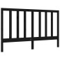 vidaXL Massivholzbett mit Kopfteil Schwarz 160x200 cm vidaXL Massivholzbett mit Kopfteil Schwarz 160x200 cm