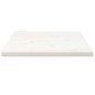 Tischplatte Weiß 60x60x2,5 cm Massivholz Kiefer Quadratisch Tischplatte Weiß 60x60x2,5 cm Massivholz Kiefer Quadratisch