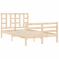 vidaXL Massivholzbett mit Kopfteil 120x200 cm vidaXL Massivholzbett mit Kopfteil 120x200 cm