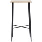 3-tlg. Bar-Set Kunstleder Schwarz 3-tlg. Bar-Set Kunstleder Schwarz