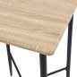 3-tlg. Bar-Set Kunstleder Schwarz 3-tlg. Bar-Set Kunstleder Schwarz