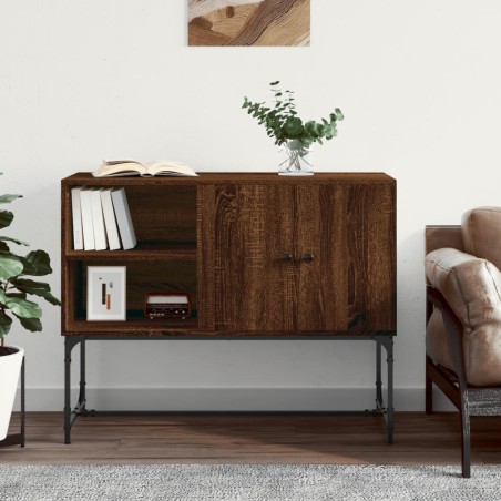 Sideboard Braun Eichen-Optik 100x40x79,5 cm Holzwerkstoff