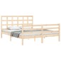vidaXL Massivholzbett mit Kopfteil 160x200 cm vidaXL Massivholzbett mit Kopfteil 160x200 cm