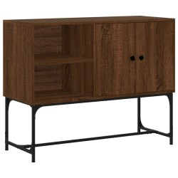 Sideboard Braun Eichen-Optik 100x40x79,5 cm Holzwerkstoff