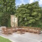 vidaXL 11-tlg. Garten-Lounge-Set Massivholz Kiefer vidaXL 11-tlg. Garten-Lounge-Set Massivholz Kiefer