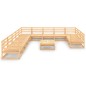 vidaXL 12-tlg. Garten-Lounge-Set Massivholz Kiefer vidaXL 12-tlg. Garten-Lounge-Set Massivholz Kiefer