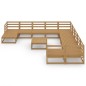 vidaXL 12-tlg. Garten-Lounge-Set Massivholz Kiefer vidaXL 12-tlg. Garten-Lounge-Set Massivholz Kiefer