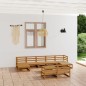 vidaXL 10-tlg. Garten-Lounge-Set Massivholz Kiefer vidaXL 10-tlg. Garten-Lounge-Set Massivholz Kiefer