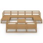 vidaXL 11-tlg. Garten-Lounge-Set Massivholz Kiefer vidaXL 11-tlg. Garten-Lounge-Set Massivholz Kiefer