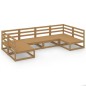 vidaXL 6-tlg. Garten-Lounge-Set Massivholz Kiefer vidaXL 6-tlg. Garten-Lounge-Set Massivholz Kiefer