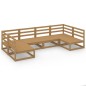 vidaXL 6-tlg. Garten-Lounge-Set Massivholz Kiefer vidaXL 6-tlg. Garten-Lounge-Set Massivholz Kiefer