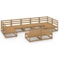 vidaXL 9-tlg. Garten-Lounge-Set Massivholz Kiefer vidaXL 9-tlg. Garten-Lounge-Set Massivholz Kiefer