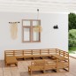 vidaXL 14-tlg. Garten-Lounge-Set Massivholz Kiefer vidaXL 14-tlg. Garten-Lounge-Set Massivholz Kiefer