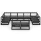 vidaXL 11-tlg. Garten-Lounge-Set Massivholz Kiefer vidaXL 11-tlg. Garten-Lounge-Set Massivholz Kiefer