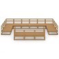 vidaXL 13-tlg. Garten-Lounge-Set Massivholz Kiefer vidaXL 13-tlg. Garten-Lounge-Set Massivholz Kiefer