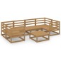 vidaXL 7-tlg. Garten-Lounge-Set Massivholz Kiefer vidaXL 7-tlg. Garten-Lounge-Set Massivholz Kiefer