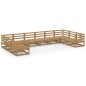 vidaXL 10-tlg. Garten-Lounge-Set Massivholz Kiefer vidaXL 10-tlg. Garten-Lounge-Set Massivholz Kiefer