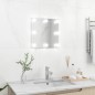 vidaXL Wandspiegel mit LED-Beleuchtung Quadratisch Glas vidaXL Wandspiegel mit LED-Beleuchtung Quadratisch Glas