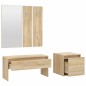 vidaXL Flurmöbel-Set Sonoma-Eiche Holzwerkstoff vidaXL Flurmöbel-Set Sonoma-Eiche Holzwerkstoff