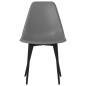 vidaXL Esszimmerstühle 6 Stk. Grau PP vidaXL Esszimmerstühle 6 Stk. Grau PP