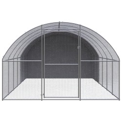 vidaXL Outdoor-Hühnerstall 3x6x2 m Verzinkter Stahl