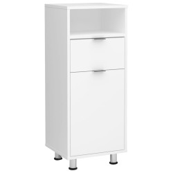 FMD Badezimmerschrank 36,7x32,9x90,4 cm Weiß