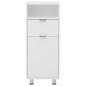FMD Badezimmerschrank 36,7x32,9x90,4 cm Weiß FMD Badezimmerschrank 36,7x32,9x90,4 cm Weiß