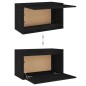 vidaXL TV-Schränke 5 Stk. Schwarz Massivholz Kiefer vidaXL TV-Schränke 5 Stk. Schwarz Massivholz Kiefer
