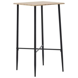 5-tlg. Bar-Set Kunstleder Schwarz