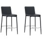 5-tlg. Bar-Set Kunstleder Schwarz 5-tlg. Bar-Set Kunstleder Schwarz