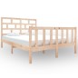 vidaXL Massivholzbett Kiefer 135x190 cm vidaXL Massivholzbett Kiefer 135x190 cm